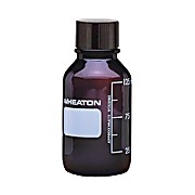 Graduated Amber Media Lab Bottles