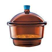 Borosil® Light Blocking Amber Glass Desiccators