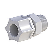 VapLock™ Adapters with Large Bore for Semi-Rigid Tubing