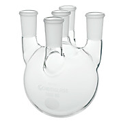 Flasks, Heavy Wall, Round Bottom, 5-Necks