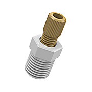 VapLock™ Adapters for Semi-Rigid Tubing, NPT(M)