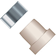 Super Flangeless™ Ferrules, 1/4-28 Flat Bottom