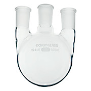 Flasks, Heavy Wall, Round Bottom, 3-Necks