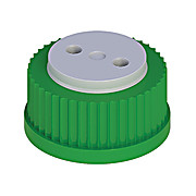 VapLock™ Solvent Delivery Caps with Inlet Valve and Filter