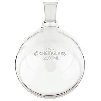 Flasks, Heavy Wall, Round Bottom, Single Neck, 2L to 20L