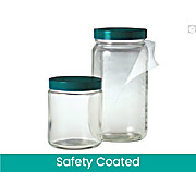 Safety Coated Clear Straight Sided Rounds