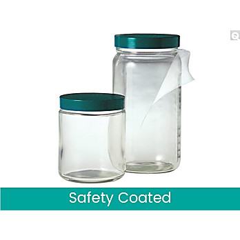 Safety Coated Clear Straight Sided Rounds
