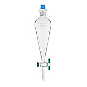 Funnels, Separatory, Squibb, PTFE Stopcocks, PE Stoppers