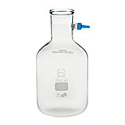 Filter Flasks, Duran®, Replaceable Hose Connections, Plastic Coated