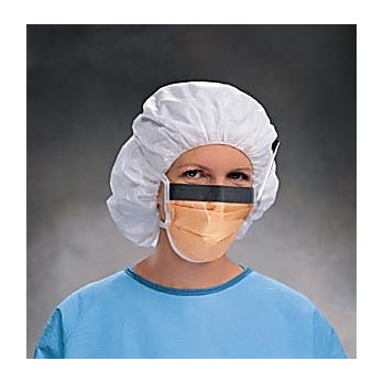 Fluidshield® Fog-Free Surgical Mask with Ties, Wraparound Visor