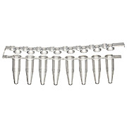 PurePlus® 8-Well PCR Tube Strips with Attached Clear Flat Cap Strips