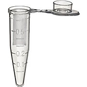 0.5mL SuperClear® Microcentrifuge Tubes with Attached Caps