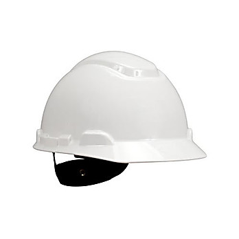 3M™ Hard Hat, H-700 Series, 4-Point Ratchet Suspension, Unvented, White