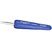 Ultra Fine Tweezer, Straight, Three Star, 4.25, Stainless, Anti-Magnetic Taper with ESD Ergo Grips