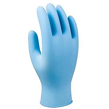 N-DEX Disposable Nitrile Medical Exam Gloves, Blue, Large