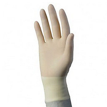 CP100 BT Latex Laboratory Gloves, Clean Process, Hand Specific, 7 mil, 12" Length, Sterile, Size 6