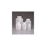 Square Wide-Mouth HDPE Bottles with Closure
