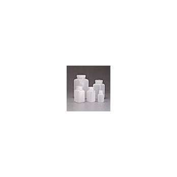 Square Wide-Mouth HDPE Bottles with Closure