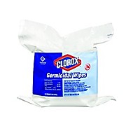 Clorox 30359 Healthcare Bleach Germicidal Wipe, Refill (110 Count), 12" x 12"