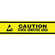 ESD Caution Floor Tape, 3" x 54 ft Roll