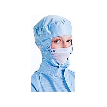 BioClean MicroFlow Cleanroom Face Veil with Studs