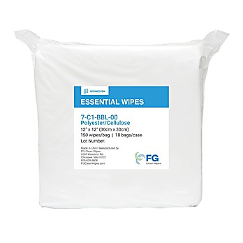 12" x 12" C1 Polyester Cellulose Wipes