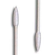 Cotton Pointed Double Tip Swabs, Paper Shaft, Low Lint, 3", 25/PK