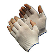 CleanTeam Light Weight Seamless Knit Nylon Clean Environment Glove - Half-Finger