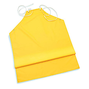CPP Supported Apron, Neoprene, Yellow, Lightweight, 12.5 oz., 35" x 45"