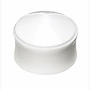 Syringe Piston Wiper, 30cc and 55cc, White, Polyethylene