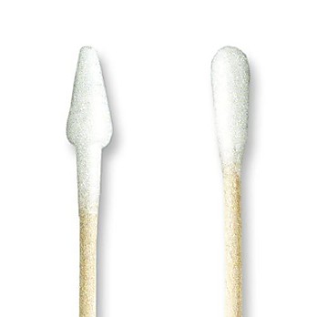 Cotton Swab, Double-Ended, One Tapered Tip- One Regular Size Tip, Wood Handle, 6"