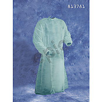 EPIC Isolation Gown, Lightweight Polpropylene, Blue
