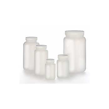 HDPE, Wide Mouth, Natural Bottles