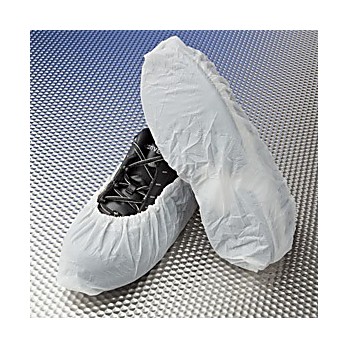 Shoecover, Compressed Polyethylene (CPE), White