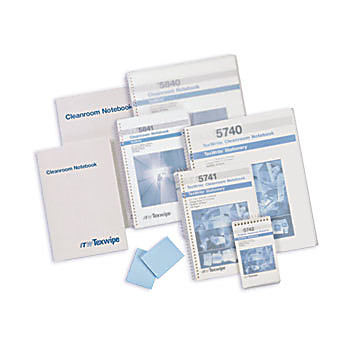 TexWrite TexNotes Self-adhesive Cleanroom Sticky Notepads, 22#, Blue, 3" x 5"