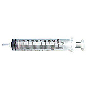 Syringe Barrel with gradations, 10cc, Lure Slip, Manual