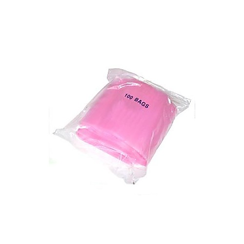 APQ Plastic Zipper Bags for Packaging 6 x 8, Pink Anti-Static Heavy Duty  Resealable Plastic Bags 100 Pack, Reusable Zipper Bags for Packaging  Products