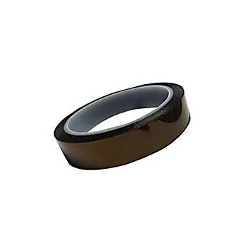 Kapton Polyimide Tape with Acrylic Adhesive, 36 yard Length, Plastic Core, 2.5mil