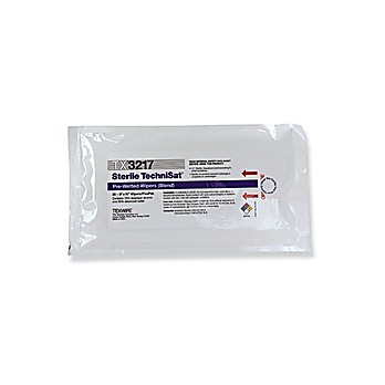 Sterile TechniSat TechniCloth Non-Woven Polycellulose Wipers Pre-Wetted with 70% IPA, 9x11