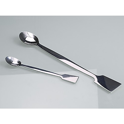 Scoop with Spatula, Polished Stainless Steel