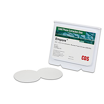 CDS Empore™ 2241: SDB-RPS, Polystyrenedivinylbenzene-Reversed Phase Sulfonate, 12um SPE Disk