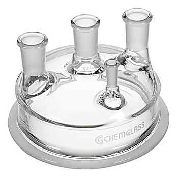 Reaction Vessel Lids, 4-Necks, Thermometer Joint