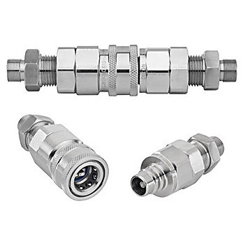 Quick Connects, 316 Stainless Steel, 1/2 Inch