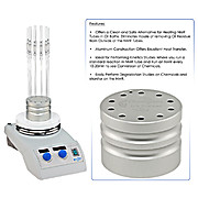 Reaction Heating Blocks, NMR, 10 Position, 5mm NMR Tubes