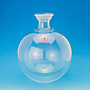 Receiving Flask, Single Neck, Safety Coated