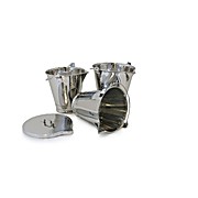 AmeriHome Extra Large Stainless Steel Bucket Set (3-Pack) 801682