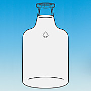 Carboys, 9.5 liter Graduated Pyrex® Borosilicate Glass Solution
