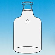 Bottle, Solution, Plastic Coated