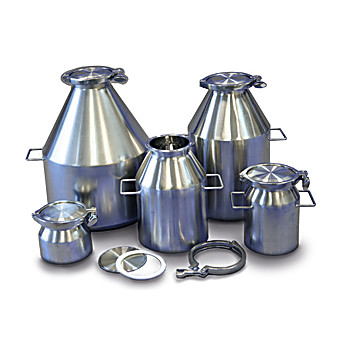 Stainless Steel Clamp Containers