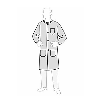 ProGard™ Lab Coats with 3 Pockets and Knit Collar & Cuff